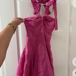 Pink Halter Dress